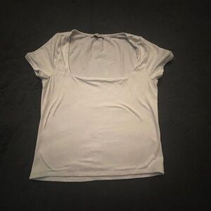 White Square cut Tee by “Sincerely Jules”